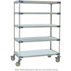 Metro - Plastic Shelving Type: Structural Plastic Open Shelving Shelf Capacity (Lb.): 750 - USA Tool & Supply