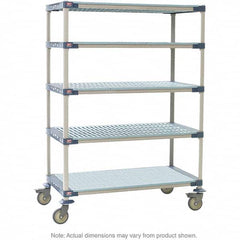 Metro - Plastic Shelving Type: Structural Plastic Open Shelving Shelf Capacity (Lb.): 750 - USA Tool & Supply