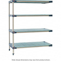 Metro - Plastic Shelving Type: Structural Plastic Open Shelving Shelf Capacity (Lb.): 2,000 - USA Tool & Supply