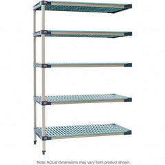 Metro - Plastic Shelving Type: Structural Plastic Open Shelving Shelf Capacity (Lb.): 2,000 - USA Tool & Supply
