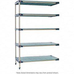 Metro - Plastic Shelving Type: Structural Plastic Open Shelving Shelf Capacity (Lb.): 2,000 - USA Tool & Supply