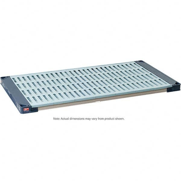 Metro - 60" Wide x 24" Long Open Shelving Shelf w/Grid Mat - USA Tool & Supply