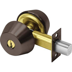 Sargent - Deadbolts Type: Single Cylinder Door Thickness Range: 1-3/8 - 1-3/4 - USA Tool & Supply