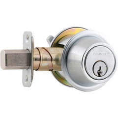 Schlage - Deadbolts Type: One-Way Deadbolt Door Thickness Range: 1-5/8-1-7/8 - USA Tool & Supply