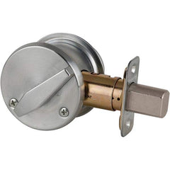 Schlage - Deadbolts Type: Single Cylinder Door Thickness Range: 1-5/8-2 - USA Tool & Supply