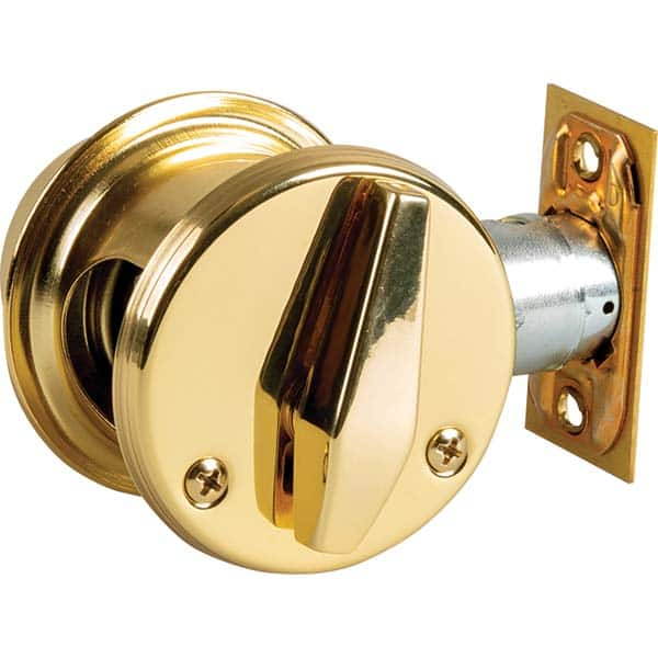 Deadbolts; Type: Deadlocking Latch; Lock Type: Single Cylinder; Finish/Coating: Satin Chrome-Plated; Satin Chrome; Hand Orientation: Non-Handed; Lockset Grade: Grade 1; Back Set: 2-3/8 & 2-3/4; Handling: Non-Handed; Type: Single Cylinder; Deadlocking Latc