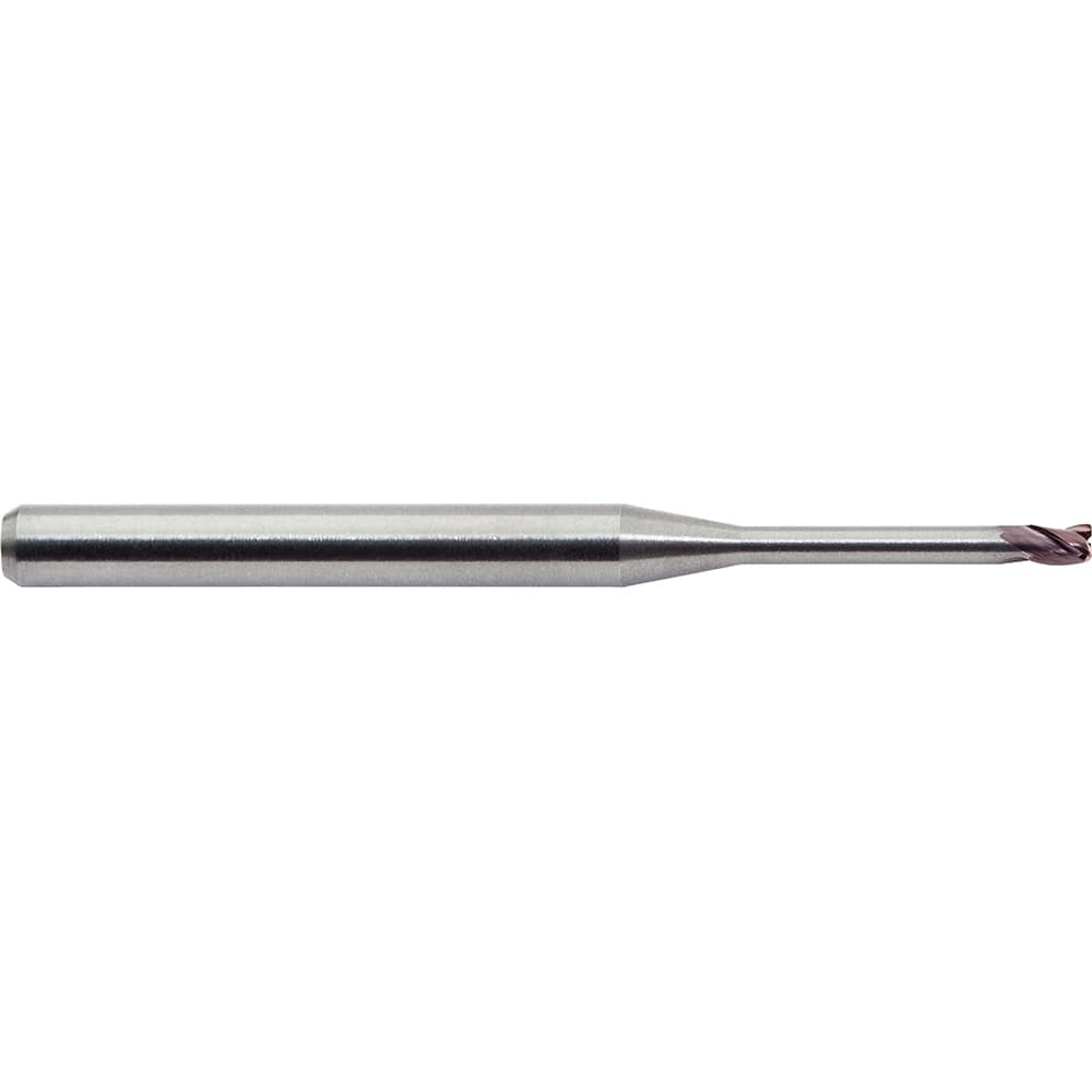 M.A. Ford - Corner Radius & Corner Chamfer End Mills; Mill Diameter (Inch): 1/16 ; Mill Diameter (Decimal Inch): 0.0625 ; End Type: Corner Radius ; Corner Radius (Inch): 0.01 ; Corner Radius (Decimal Inch): 0.01 ; Number of Flutes: 3 - Exact Industrial Supply