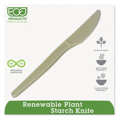 ECO PRODUCTS - Paper & Plastic Cups, Plates, Bowls & Utensils; Breakroom Accessory Type: Knife ; Breakroom Accessory Description: Utensils-Disposable Knife ; Color: Cream - Exact Industrial Supply