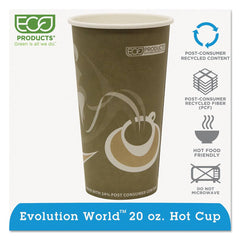 ECO PRODUCTS - Paper & Plastic Cups, Plates, Bowls & Utensils; Breakroom Accessory Type: Paper Cups ; Breakroom Accessory Description: Cups-Hot Drink; Paper ; Color: Multicolored - Exact Industrial Supply