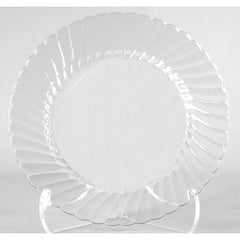 WNA - Paper & Plastic Cups, Plates, Bowls & Utensils; Breakroom Accessory Type: Plates ; Breakroom Accessory Description: Dinnerware-Plate; Plastic ; Color: Clear - Exact Industrial Supply