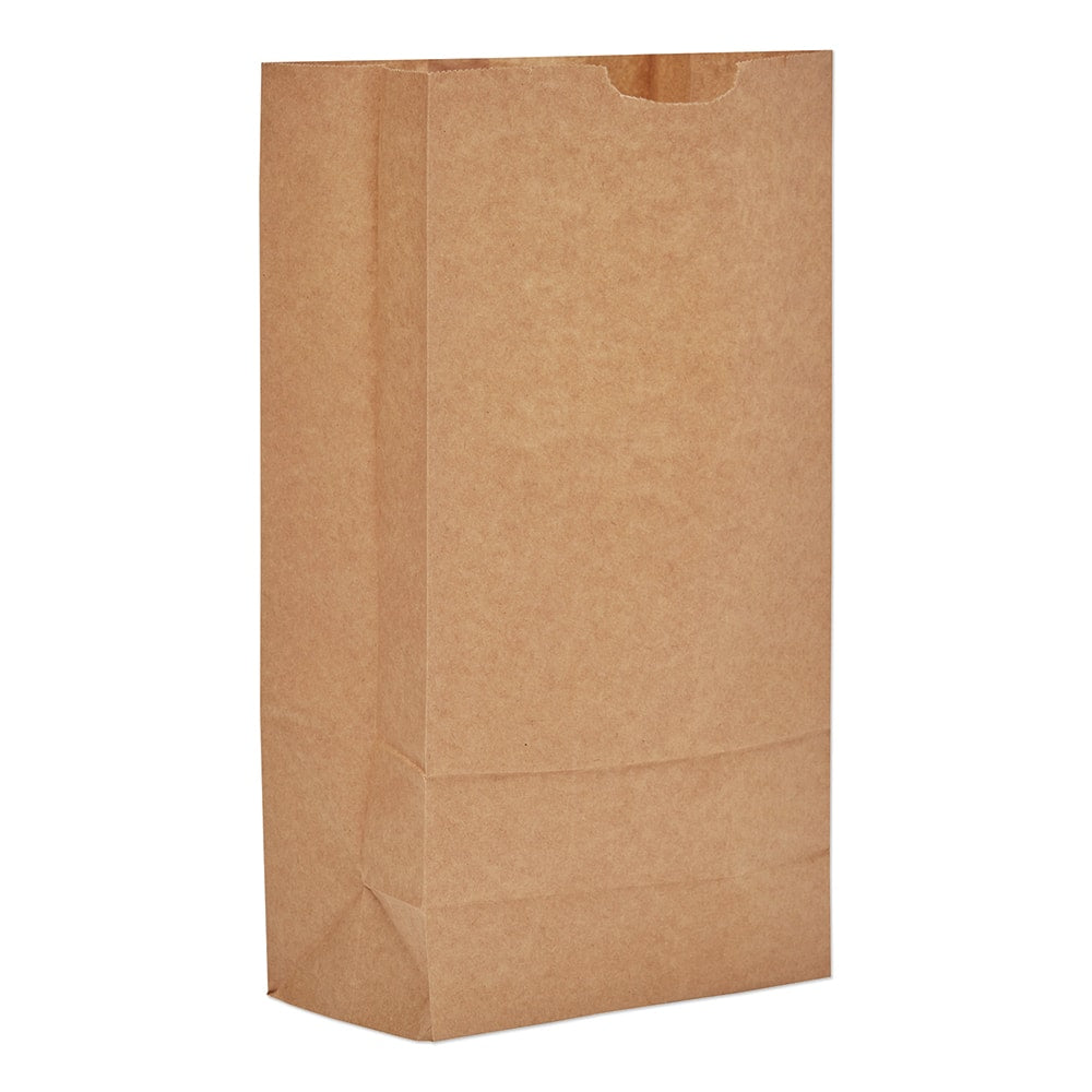 GEN - Paper Bags; Type: Grocery Bag ; Color: Kraft ; Size: 6-5/16 x 4-3/16 x 13-3/8 ; Material: Paper - Exact Industrial Supply