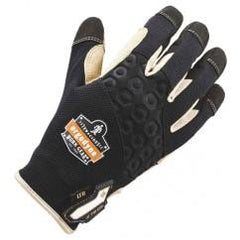 710LTR XL BLK HD LEATHER-REIN GLOVES - USA Tool & Supply