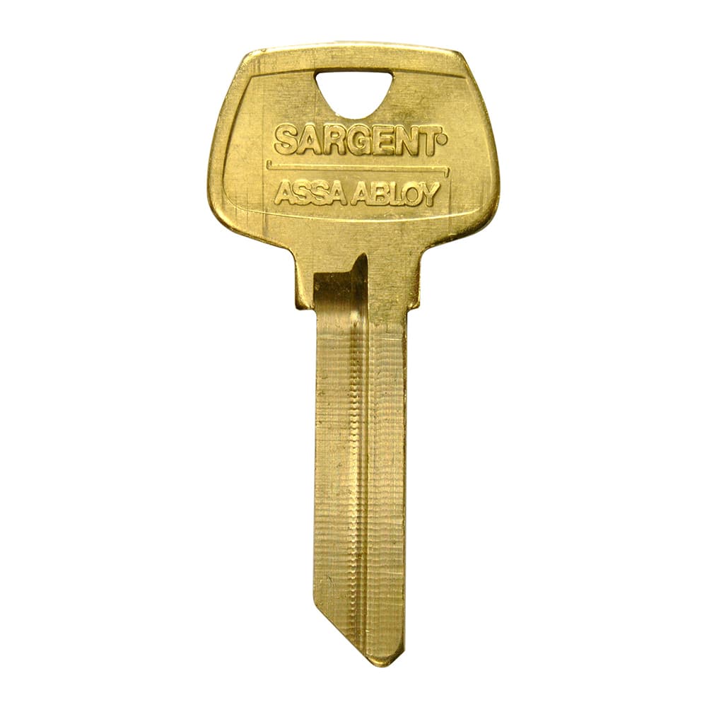 Key Blanks; Type: Sargent; Minimum Order Quantity: Brass; Material: Brass; Type: Sargent; Material: Brass