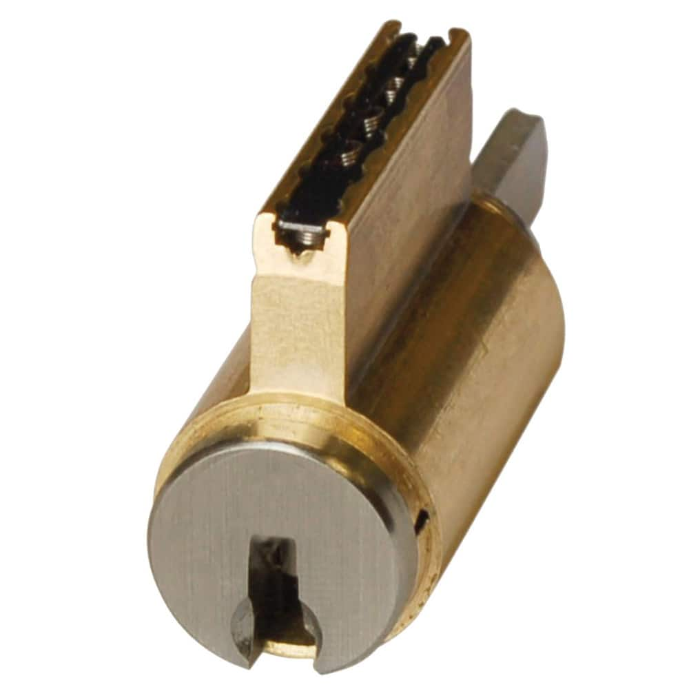 Sargent - Cylinders; Type: Conventional Core ; Keying: LF Keyway ; Number of Pins: 6 ; Material: Brass ; Finish/Coating: Satin Nickel - Exact Industrial Supply