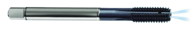 M12 x 1.75 Dia. - 6HX - 5 FL - PM Cobalt Semi-Bott Tap-ALCRN-Coolant-Thru-FORM-C - USA Tool & Supply