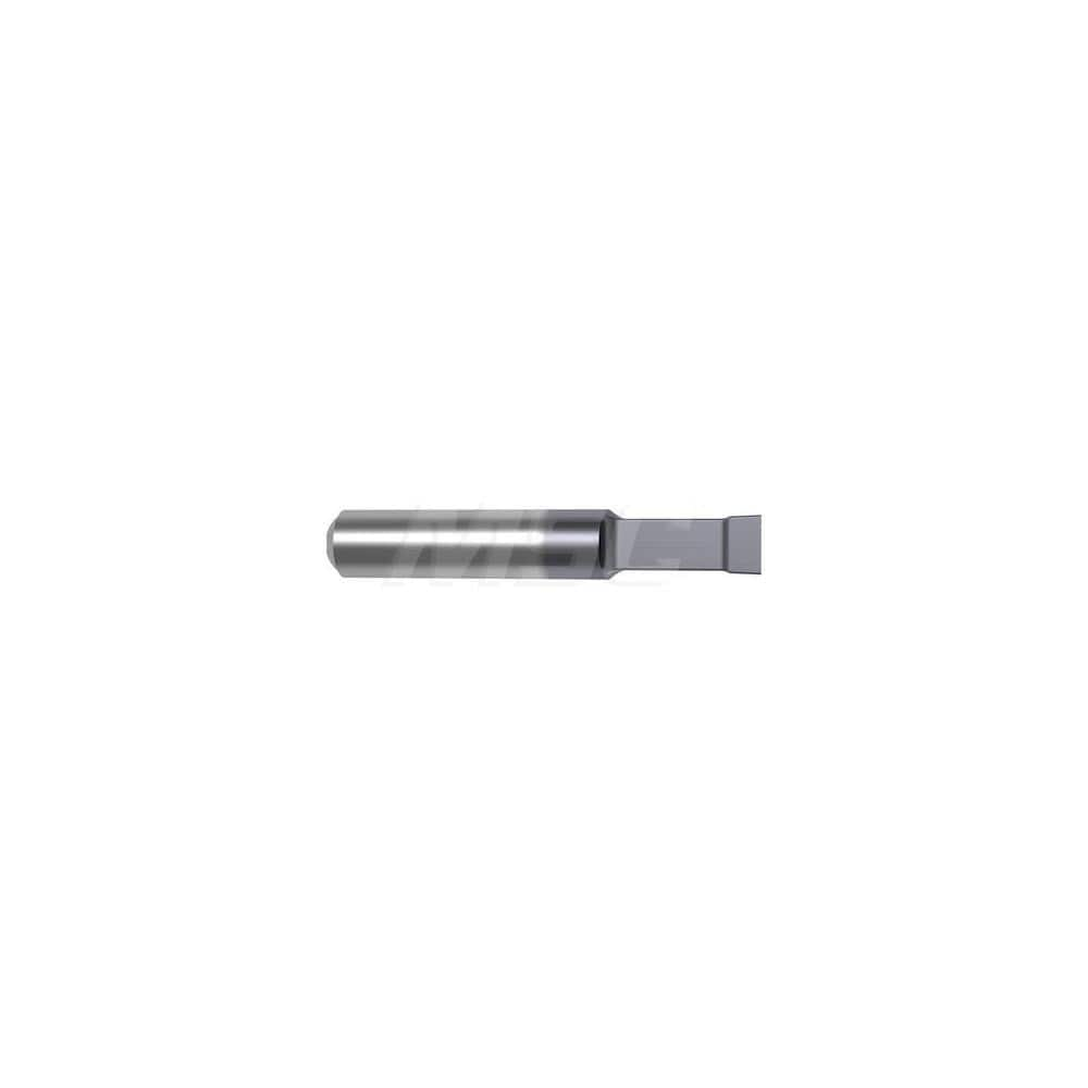 Internal Boring Bar: 0.3937″ Min Bore, 0.9449″ Max Depth, Neutral, Carbide 2.0472″ OAL, 0.0079″ Corner Radius