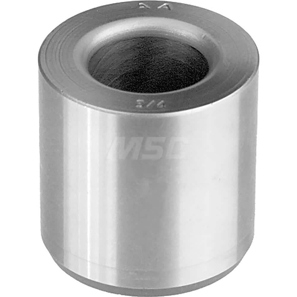 Press Fit Headless Drill Bushing: P, 0.04″ ID, 5/32″ OD 1/4″ OAL, Carbon Steel