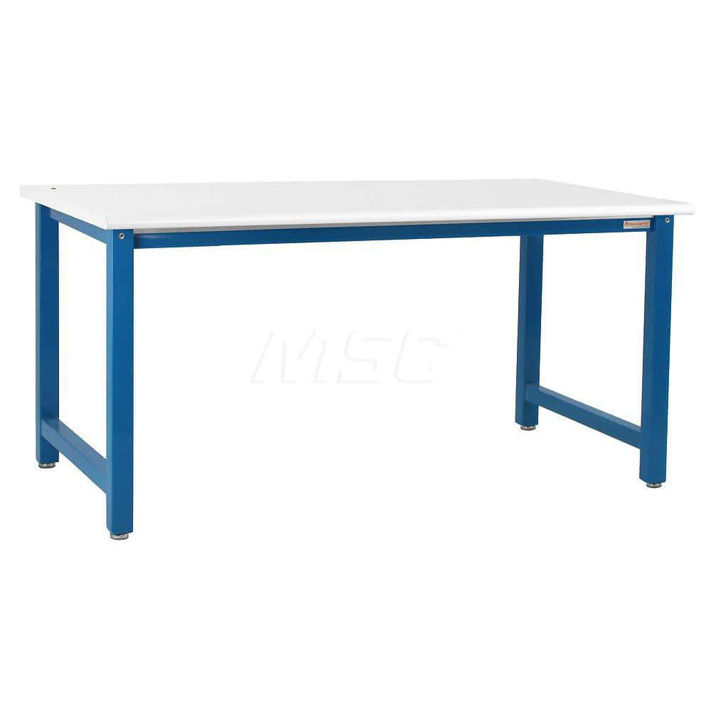 Stationary Work Bench: 48″ Wide, 24″ Deep, 36″ High 6,600 lb Capacity