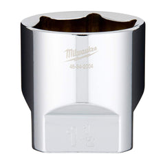 Hand Socket: 1/2″ Drive, 6-Point Chrome