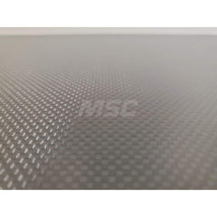 Plastic Sheet: Carbon Fiber, Black, 72,000 psi Tensile Strength .500″ thick by 12x24″