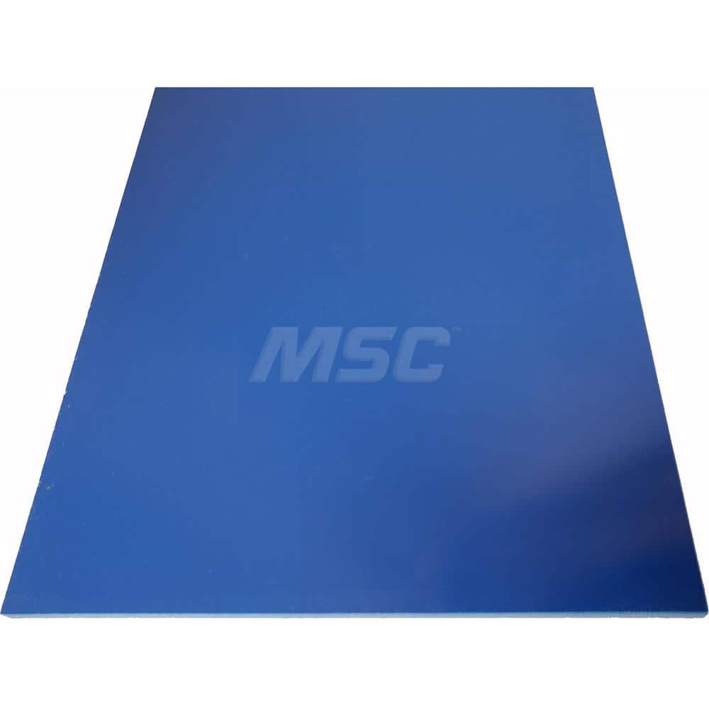 Plastic Sheet: Blue, 50,000 psi Tensile Strength .250″ thick by 12x24″