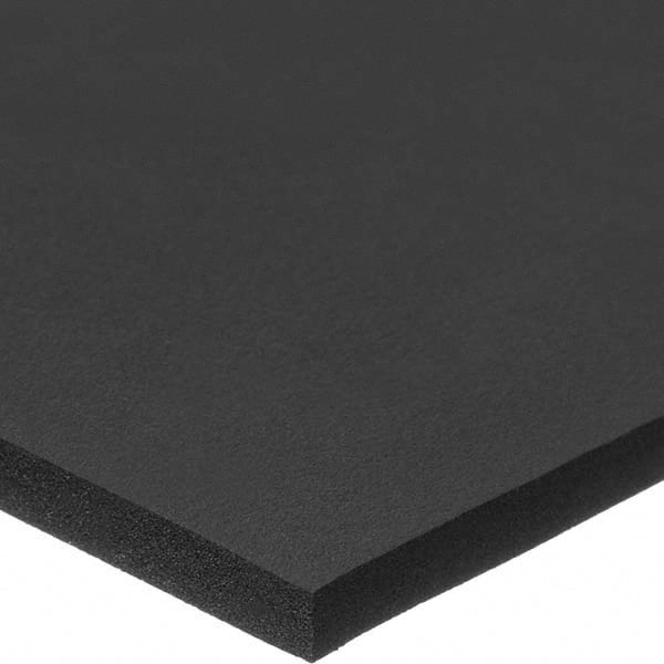 USA Sealing - 30' x 36" x 1/8" Black Buna-N Foam Roll - USA Tool & Supply