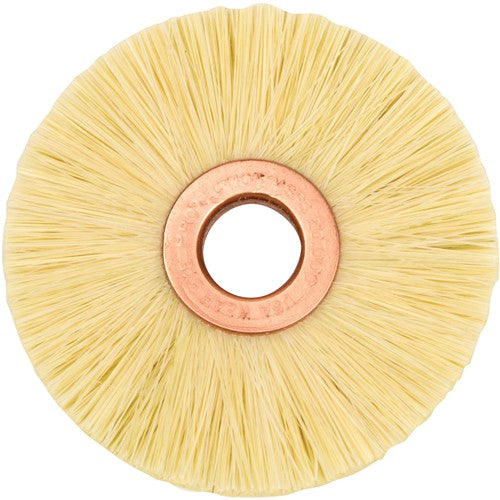 2-1/2″ Small Diameter Tampico Wheel Brush, 1/2″ Arbor Hole - USA Tool & Supply