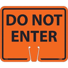 NMC - "Do Not Enter", 12-5/8" Wide x 10-3/8" High, Rigid Plastic Safety Sign - USA Tool & Supply