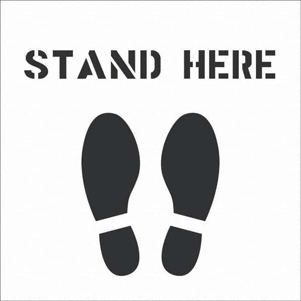 NMC - Facility Stencils Type: Message & Graphic Message Type: Instructions - USA Tool & Supply