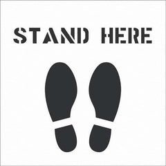 NMC - Facility Stencils Type: Message & Graphic Message Type: Instructions - USA Tool & Supply