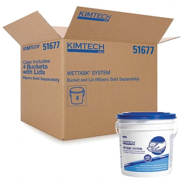 Kimtech - Wipe Dispensers For Use With: Kimtech WetTask 6001, 6211, 6411, & 6471 Dispenser Style: Manual - USA Tool & Supply