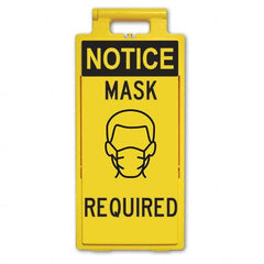 PRO-SAFE - Cone & A Frame Floor Signs Shape: A-Frame Type: Accident Prevention - USA Tool & Supply
