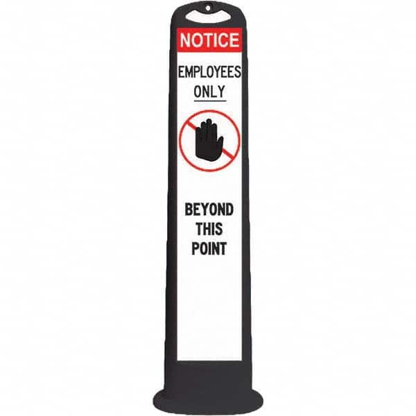 PRO-SAFE - Traffic Barrels, Delineators & Posts Type: Vertical Panel Material: HDPE - USA Tool & Supply