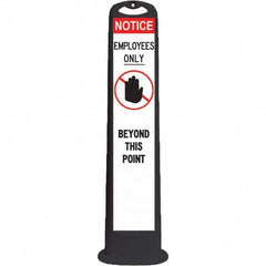 PRO-SAFE - Traffic Barrels, Delineators & Posts Type: Vertical Panel Material: HDPE - USA Tool & Supply