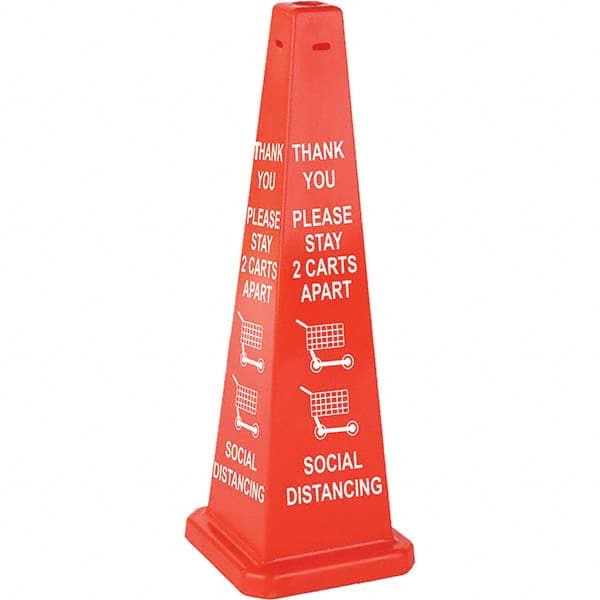 PRO-SAFE - Traffic Cones Type: Cone Color: Orange - USA Tool & Supply