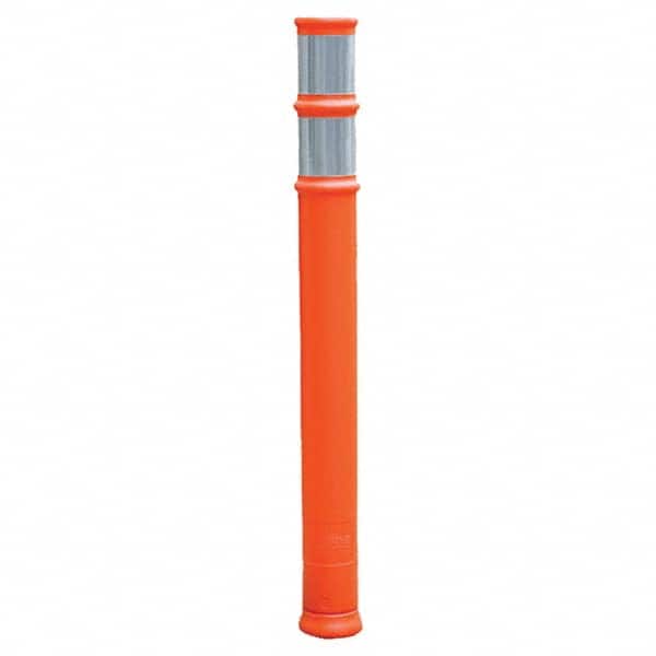 PRO-SAFE - Traffic Barrels, Delineators & Posts Type: Delineator Post Material: HDPE - USA Tool & Supply