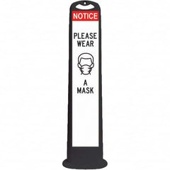 PRO-SAFE - Traffic Barrels, Delineators & Posts Type: Vertical Panel Material: HDPE - USA Tool & Supply