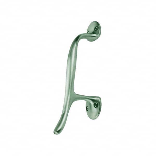 Made in USA - 8-7/8" Long x 2-1/16" Wide, Brass Door Pull - USA Tool & Supply