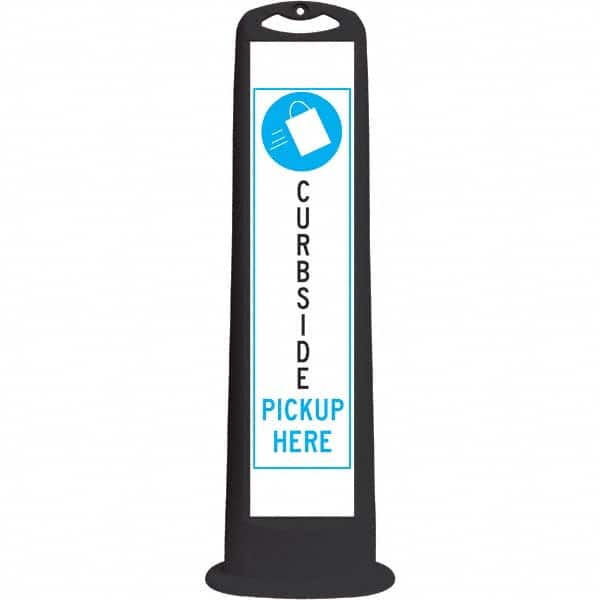 PRO-SAFE - Traffic Barrels, Delineators & Posts Type: Vertical Panel Material: HDPE - USA Tool & Supply