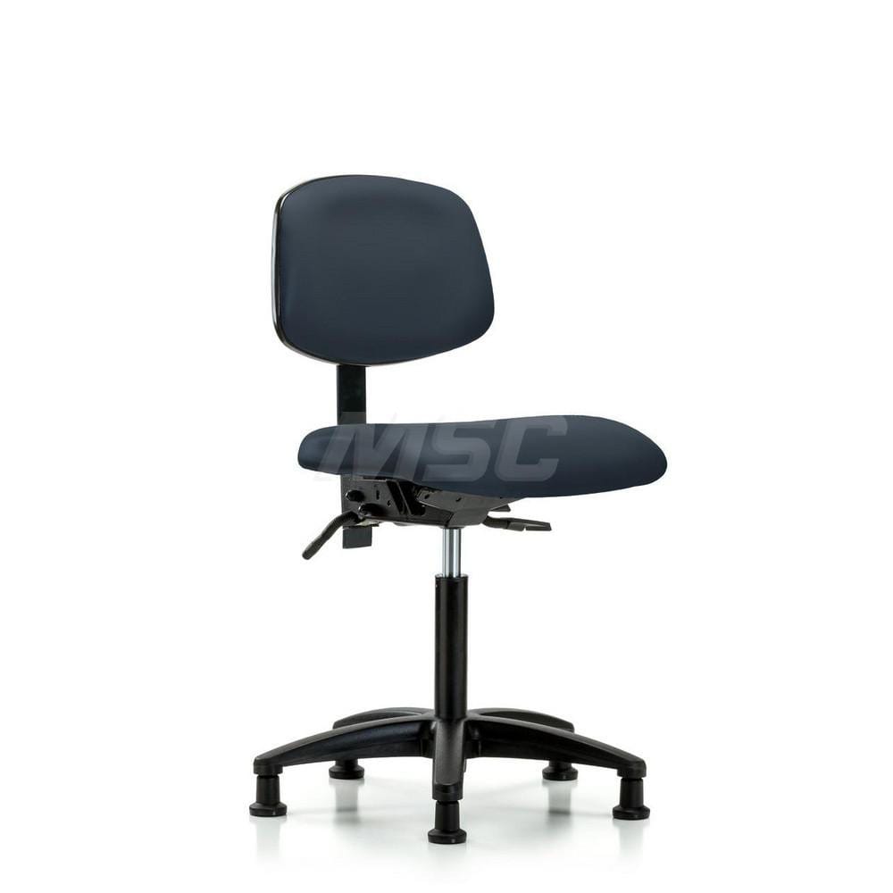 Task Chair: Vinyl, Imperial Blue