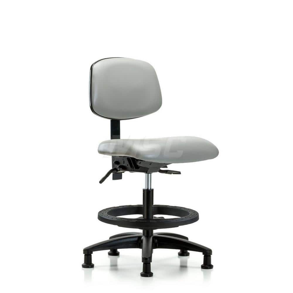 Task Chair: Vinyl, Dove