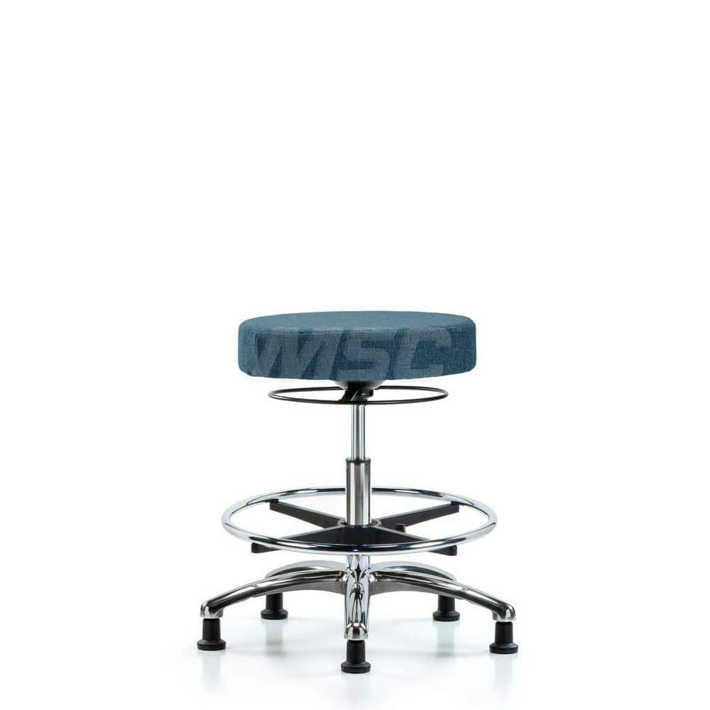 Adjustable Height Swivel Stool: Olefin, 25″ Seat Width, 25″ Seat Depth Round Height