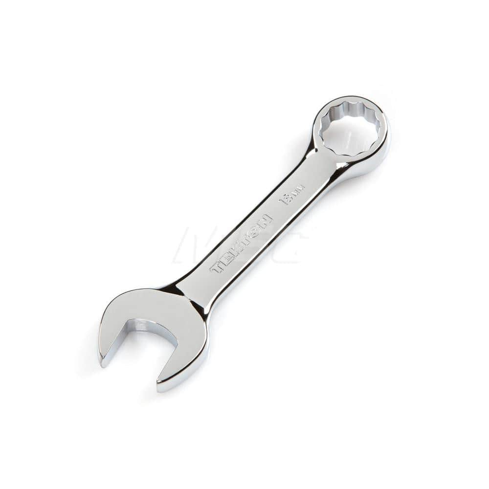 Combination Wrench: Chrome, Chrome-Plated