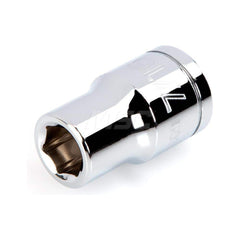 Hand Socket: 1/2″ Drive, 7/16″ Socket, 6-Point Chrome-Plated & Polished