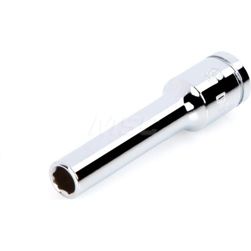 Hand Socket: 1/4″ Drive, 5 mm Socket, 6-Point Chrome-Plated & Polished