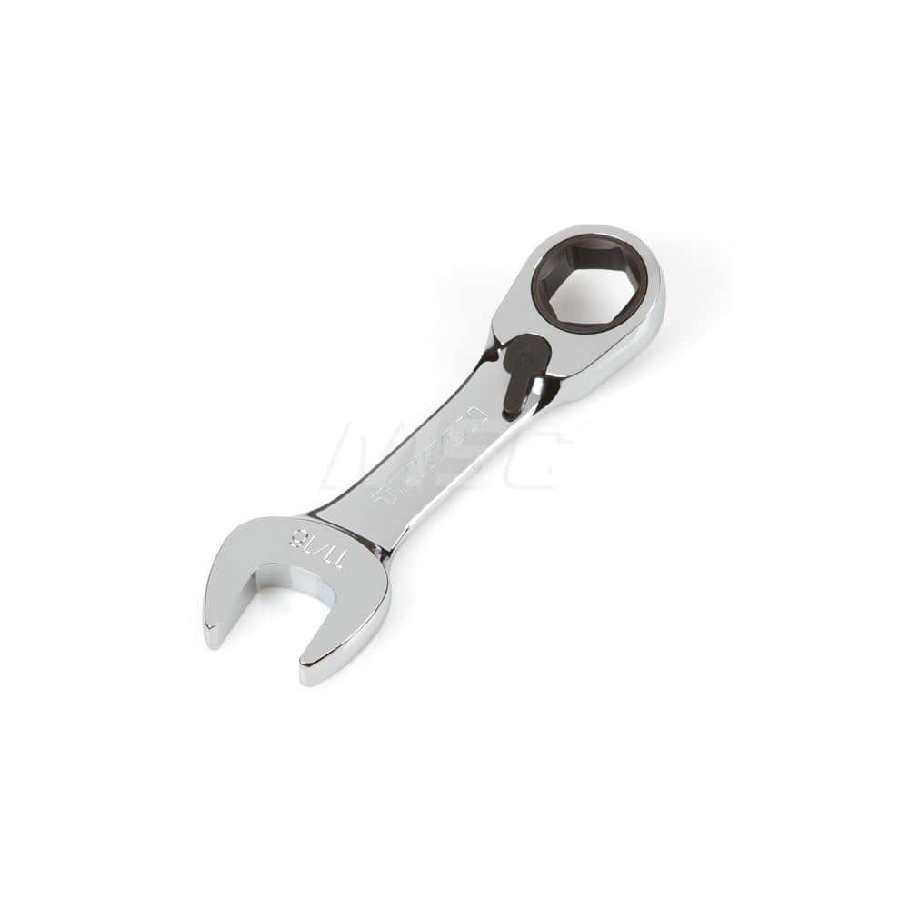 Combination Wrench: Chrome, Chrome-Plated