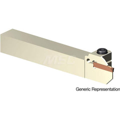 Indexable Cutoff Toolholder: 0.47″ Max Depth of Cut, 0.94″ Max Workpiece Dia, Left Hand 5/8″ Shank Height, 5/8″ Shank Width, Uses GCMN Inserts, Series GND