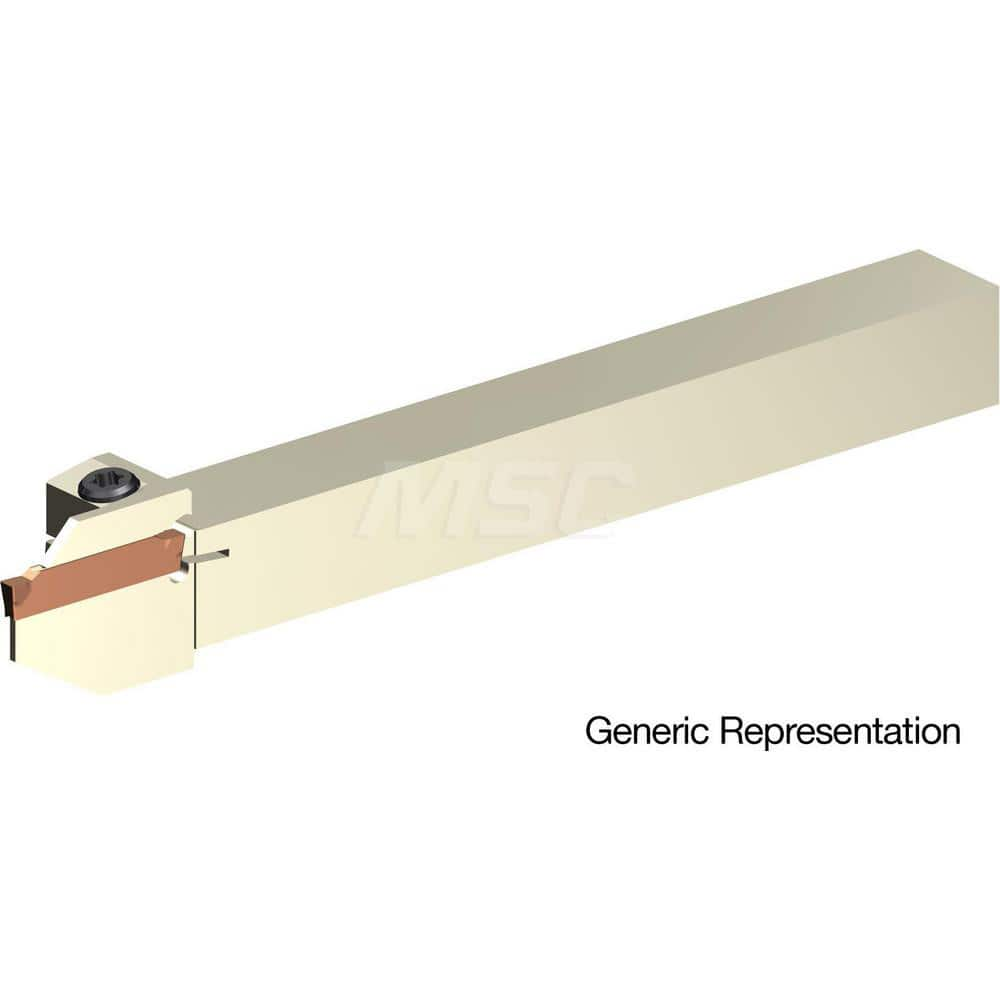 Indexable Cutoff Toolholder: 1/2″ Max Depth of Cut, 1″ Max Workpiece Dia, Right Hand 5/8″ Shank Height, 5/8″ Shank Width, Uses GCMN Inserts, Series GND