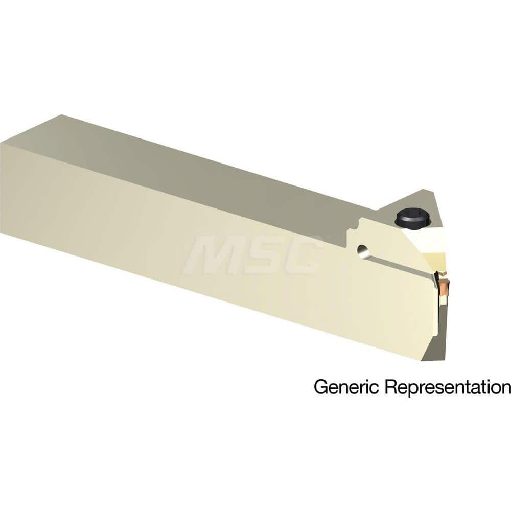 Indexable Cutoff Toolholder: 1.5 mm Max Depth of Cut, Left Hand 20 mm Shank Height, 20 mm Shank Width, Uses GCMN Inserts, Series GND