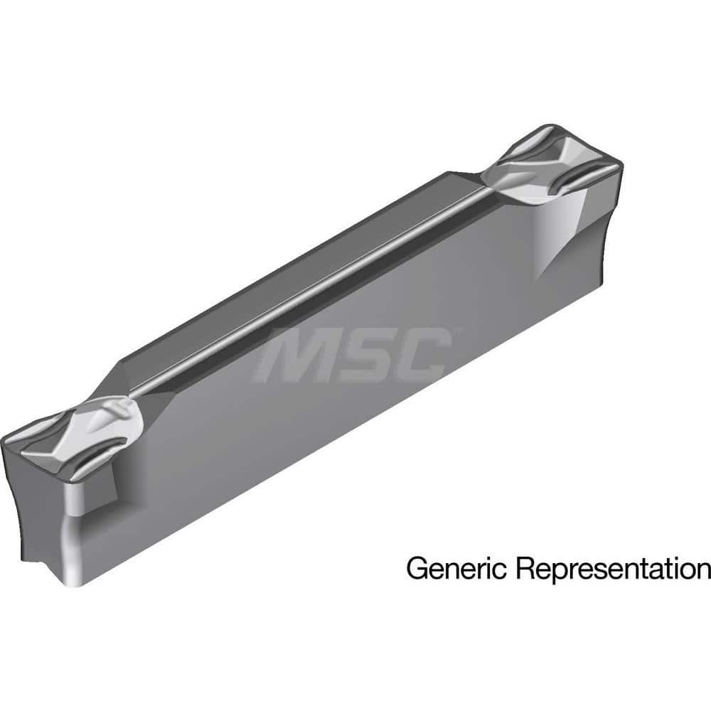 Grooving Insert: GCM8004MG AC8025P, Solid Carbide Absotech Finish, Neutral, 8 mm Cutting Width, 25 mm Max Depth, Series GND